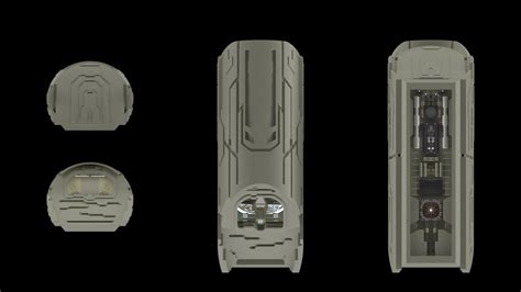 Stargate Atlantis Puddle Jumper 3d Model 50 Blend Free3d