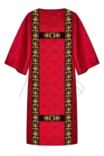 Gothic Dalmatic Df Ac Red Unlined All Products For Deacons