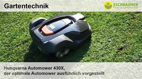 Husqvarna Automower 430X der optimale Automower ausführlich