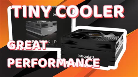 Best Low Profile Cpu Cooler Be Quiet Pure Rock Lp Youtube