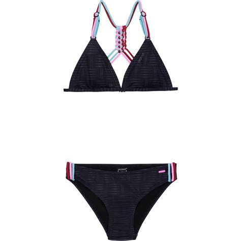 Protest Fimke Jr Triangle Bikini Girls True Black At Sport Bittl Shop