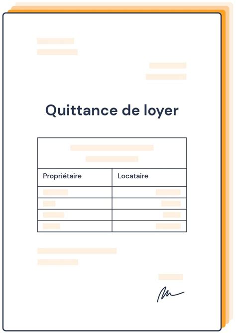 Une quittance de loyer est éditée par le bailleur et atteste que le