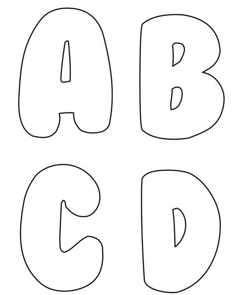 Molde De Letras Para Imprimir Alfabeto Completo Fonte Artofit