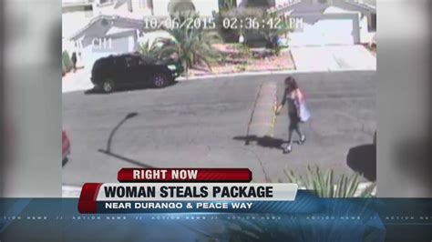 Woman Caught On Tape Stealing Package From Home Youtube