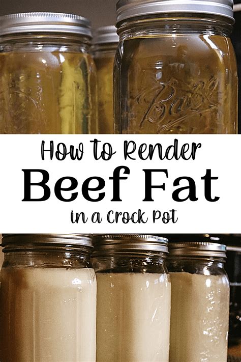 How To Render Beef Tallow In A Crock Pot Our Faith Filled Homestead