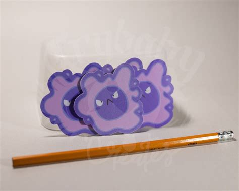 Gastly fan Art Pokemon Vinyl Sticker - Etsy