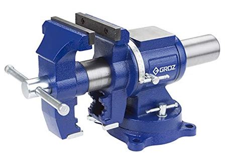 Groz 2in1 Multipurpose Vice With Integrated Pipe Vice Ideal For Use By