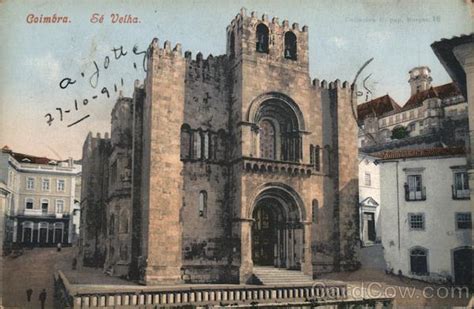 Coimbra - Old Cathedral Portugal Postcard