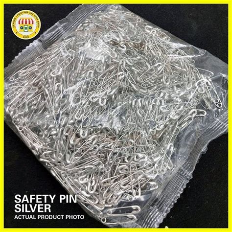 【hot Sale】 Safety Pin Perdible Gold Silver 1000 Pcs Per Box Shopee