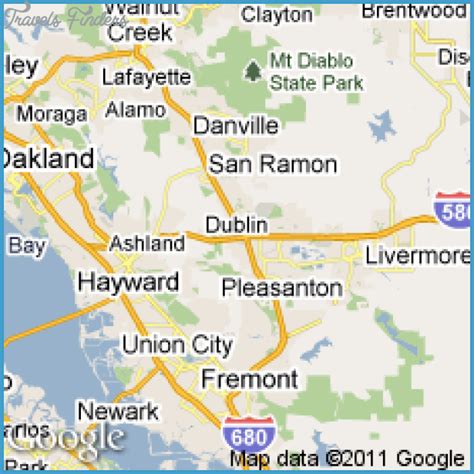 Livermore California Map - TravelsFinders.Com