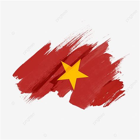 Vietnam Flag, Vietnam Art, Brush Background, Geometric Background ...