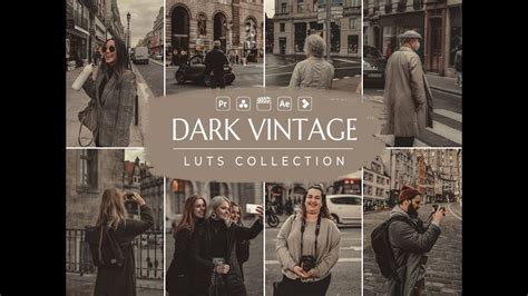 Dark Vintage Video LUTs Dark Video LUTs Influencer LUTs Cinematic