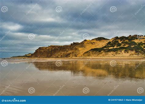 Reflection Of Sand Dunes In The Sea Wilsons Promontory Victoria