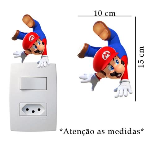 Adesivo De Interruptor Mario Mod01 Leroy Merlin