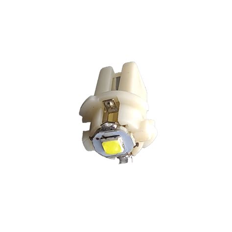 Led Bec 1 Smd 3030 Super Bright Soclu T5 B8 3D Pentru Bord De Culoare Alb