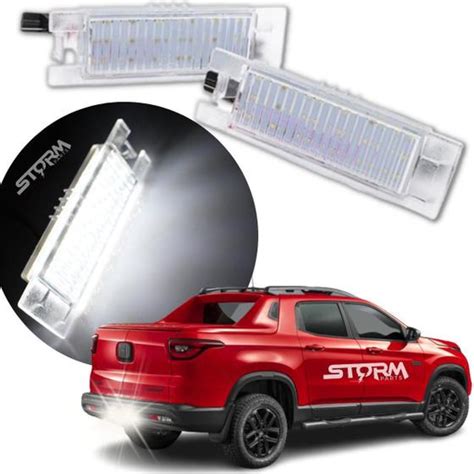 L Mpada Luz Placa Led Ilumina O Fiat Toro A Par L Mpada