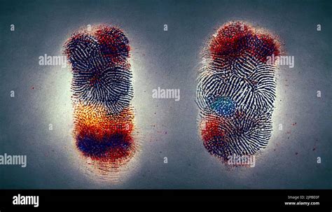 Dna Profiling And Genetic Fingerprinting Illustration Stock Photo Alamy