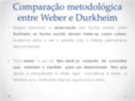 Solution Os Classicos Da Sociologia Durkheim E Max Weber Studypool