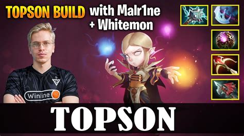 TOPSON Invoker MID TOPSON BUILD With Malr1ne Whitemon Vs Gpk