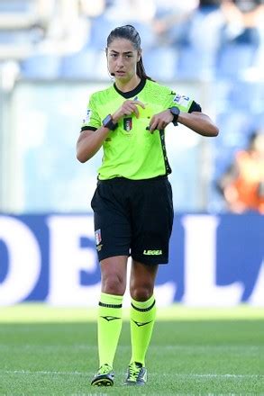 Referee Maria Sole Caputi Ferrieri First Editorial Stock Photo Stock