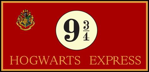 Placa Decorativa Harry Potter Hogwarts Express Elo7