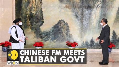 Chinese Fm Wang Yi Meets The Taliban S Top Leader Mullah Baradar In