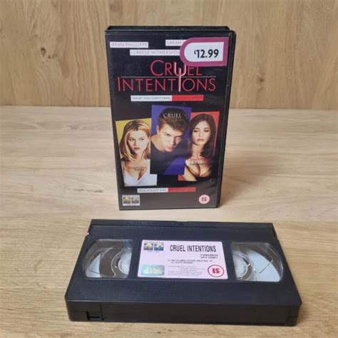 VHS MOVIE VIDEO CRUEL INTENTIONS Ryan Phillippe Reese Witherspoon