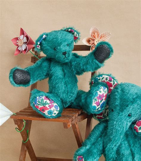 Emerald Green Teddy Bear Handgemaakt Door Beartonborough In Etsy