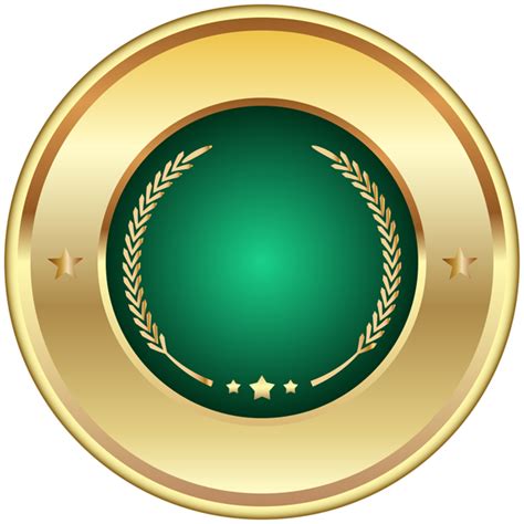 Seal Badge Green Png Transparent Clip Art Image Logo Design Video