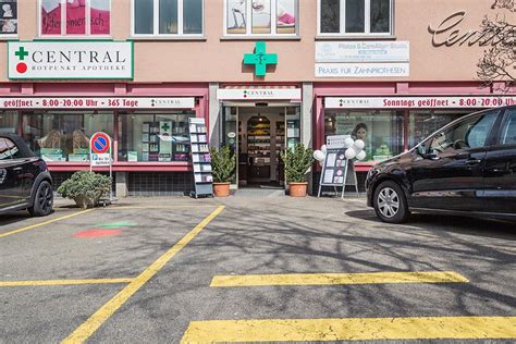 Standort Öffnungszeiten Central Apotheke Thalwil