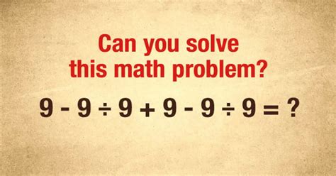 Hardest Math Problem To Solve Most Cant Solve This Problem Tiffy Taffy