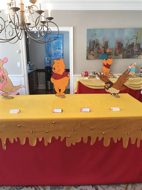 Winnie The Pooh Birthday Party Honey Table Winnie The Pooh Decor Winne