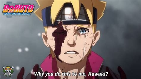 How Boruto Uzumaki Got The Scar On His Eye Explained Youtube