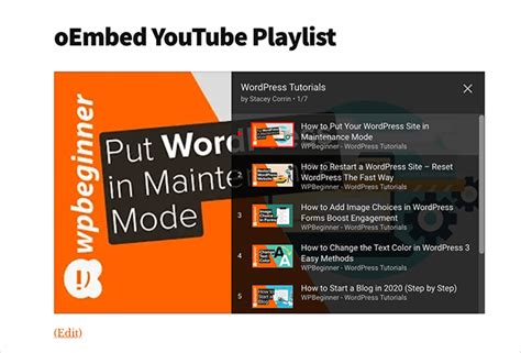 4 Ways To Embed A Youtube Playlist On Your Website 2021