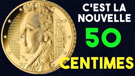 EURO 2024 NOUVELLE PIECE 50 Centimes 2024 Marie Curie YouTube