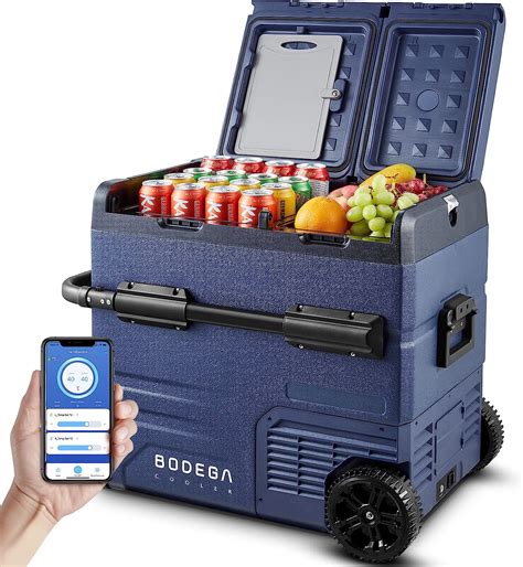 BODEGACOOLER 12 Volt Car Refrigerator 59 Quart 12v Portable 55L Car