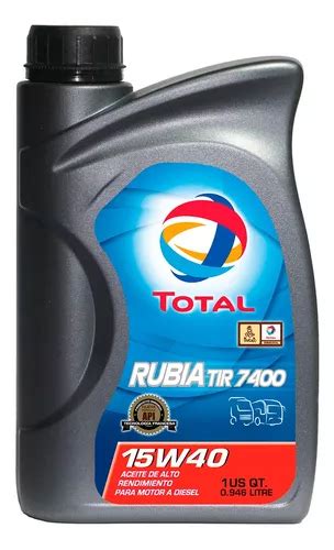 Aceite Total 15w40 Rubia Tir 7400 1l Cuotas sin interés