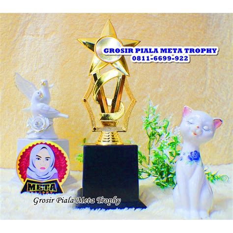 Jual Piala Set Juara 123 Trophy Piala 001 Bintang Cantik Harga Perpcs Shopee Indonesia