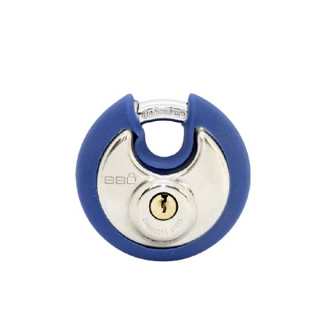 Bbl 70mm Bump Guard Discus Padlock Blue Security Hyperstore