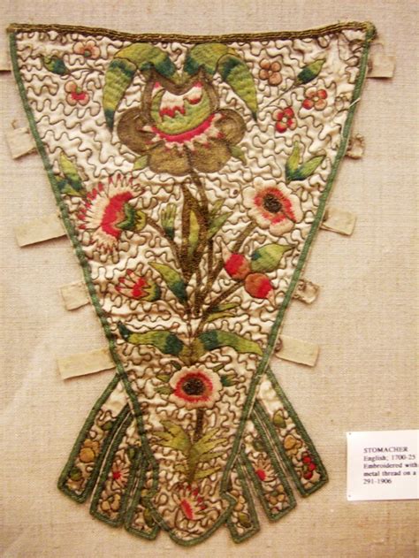 Th C Stomacher From V And A Museum London Th Century Clothing