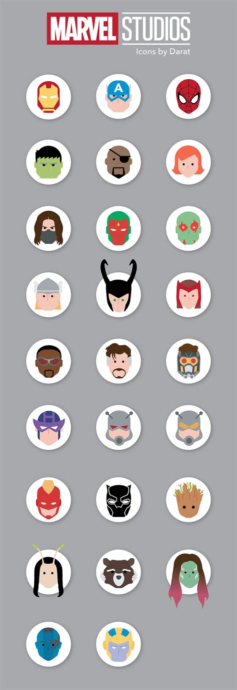 Marvel Icons on Behance