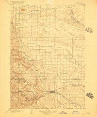 Map of Rapid, Meade County, SD in 1898 | Pastmaps