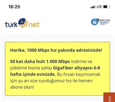 Turknet Gigafiber Altyap Haritas Yla Gigafiber Hizmetinin Mevcut