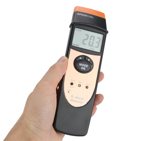 Spd201 High Portable Oxygen Alarm Digital Handheld O2 Gas Detector Tester Meter