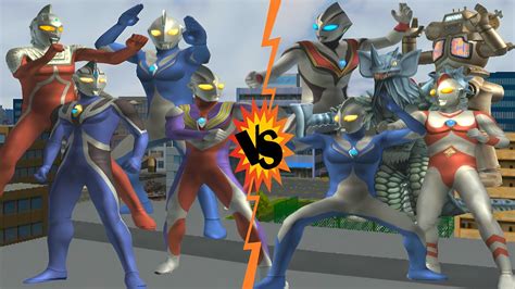 ULTRAMAN AGUL VS 80 TIGA VS COSMOS TYRANT COSMOS VS EVIL TIGA