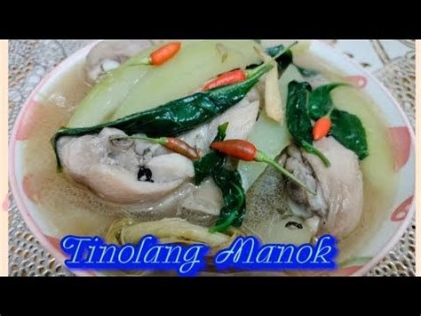 How To Cook Tinolang Manok Youtube