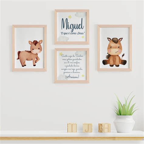 Quadros para Quarto de Bebê Santo Anjo Nome Significado Elo7