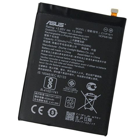 Original ASUS C11P1611 4130mAh Battery For ASUS Zenfone 3 Max ZC520TL