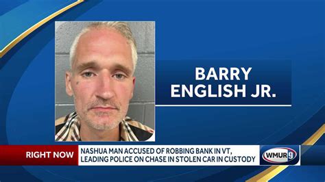 New Hampshire Man Accused Of Robbing Vermont Bank Leading Police On Chase