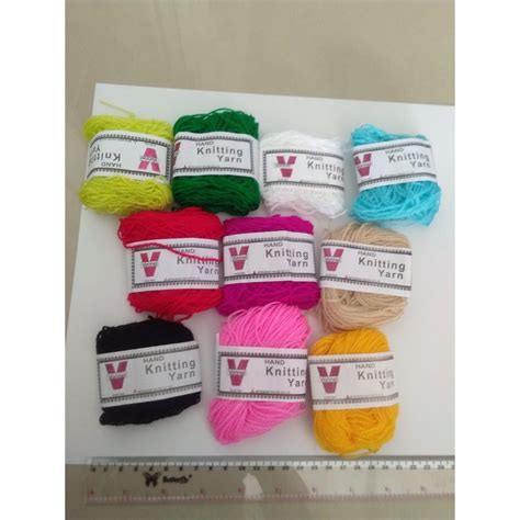 Jual BENANG WOL KECIL/BENANG RAJUT / HAND KNITTING YARD | Shopee Indonesia